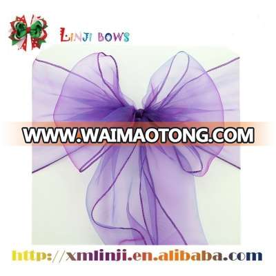 Wholesale Organza chair sash for wedding party.