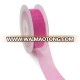 Wholesale Decoration Organza 25mm Polyester Sheer Ribbon