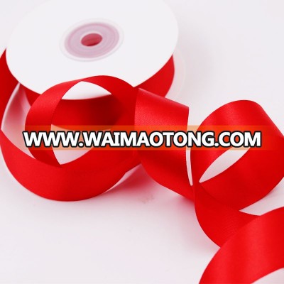 red satin ribbon 3mm 50mm