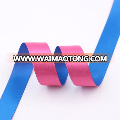 two color satin ribbon for satin ribbon flowers