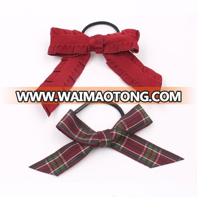 mini perfume bottle neck satin ribbon bow tie with elastic loop