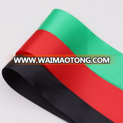 75mm 100mm 4 inch wide satin ribbon