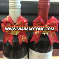 bottle neck bows wine bottle bow tie decoration ribbon bow